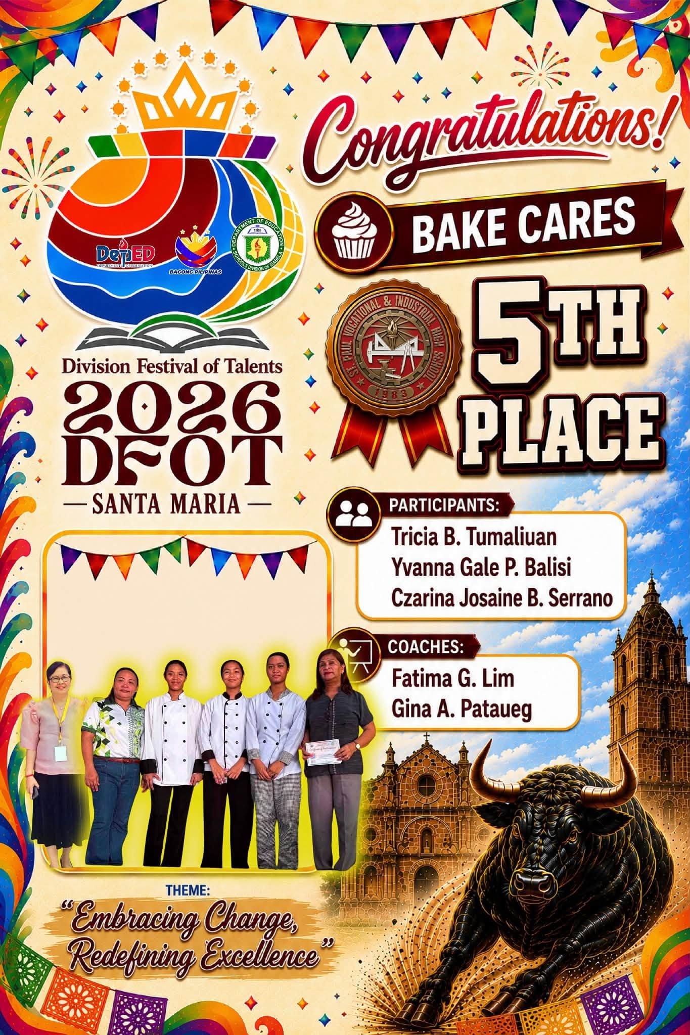 Bake Cares Division Festival of Talents